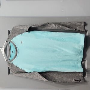 NWOT New Balance Workout Athletic Shirt Blue Gray small